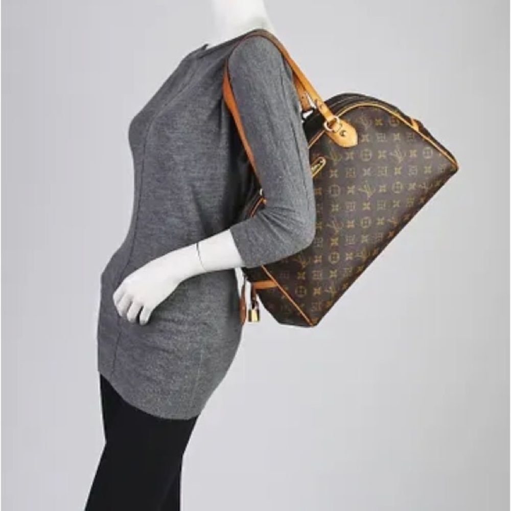 Louis Vuitton Monogram Canvas Brown & Tan Montorgueil Shoulder Bag